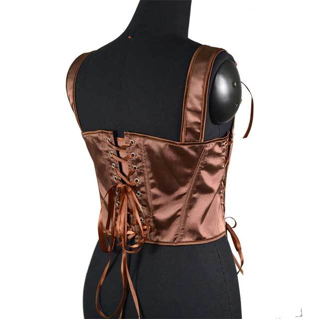 Retro Beauty Satin Bustier Corset