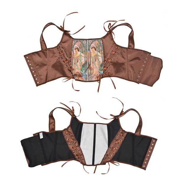 Retro Beauty Satin Bustier Corset