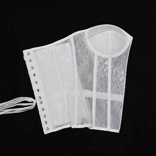 See Through Lace Bustier Corset