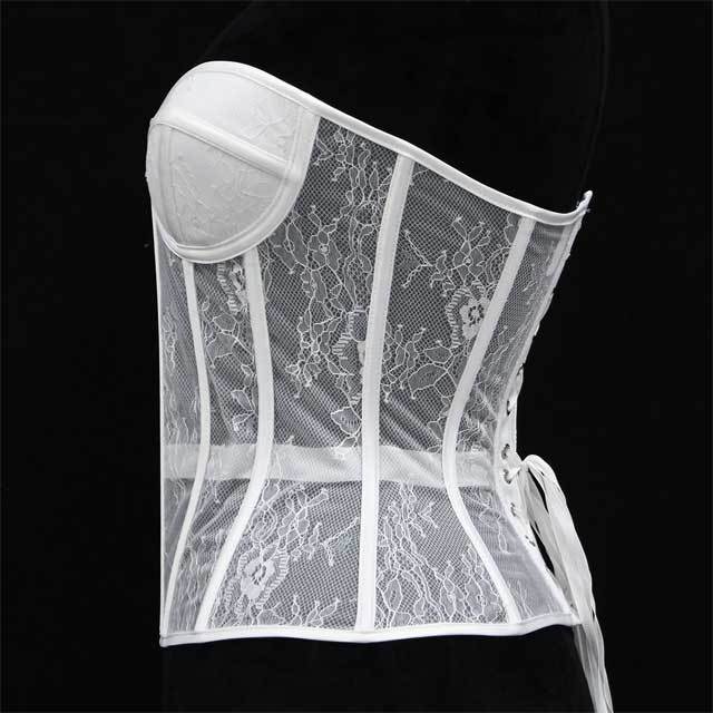 See Through Lace Bustier Corset