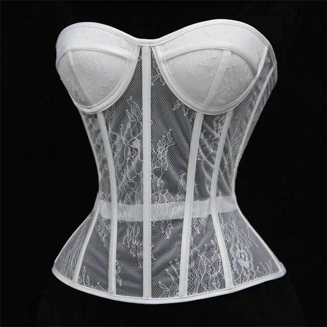 See Through Lace Bustier Corset