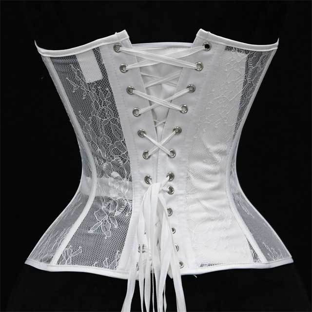 See Through Lace Bustier Corset