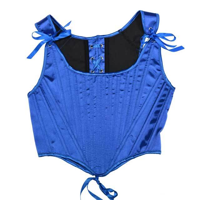 Fashion Lace-Up Satin Corset Tops
