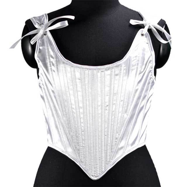 Fashion Lace-Up Satin Corset Tops