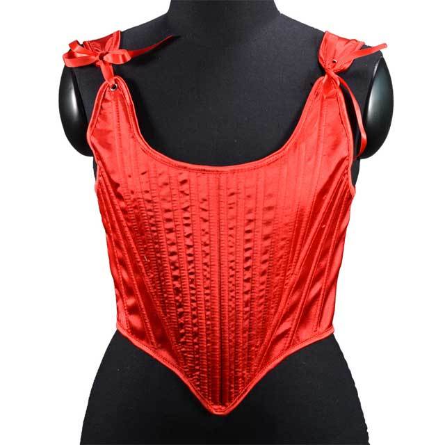 Fashion Lace-Up Satin Corset Tops