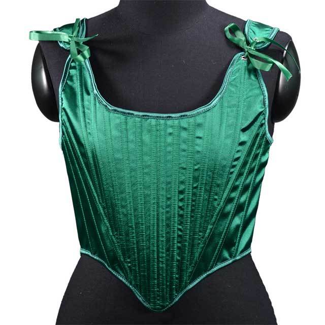 Fashion Lace-Up Satin Corset Tops