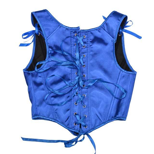 Fashion Lace-Up Satin Corset Tops