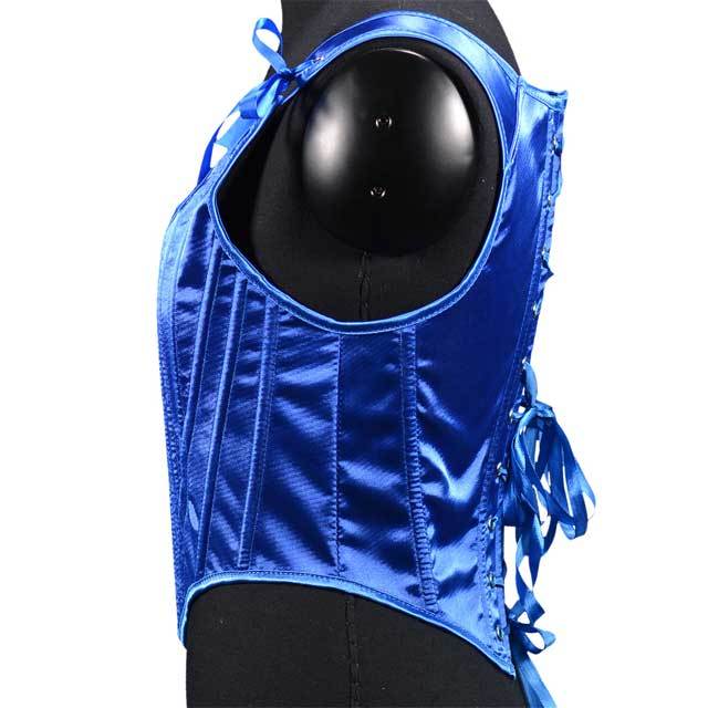 Fashion Lace-Up Satin Corset Tops
