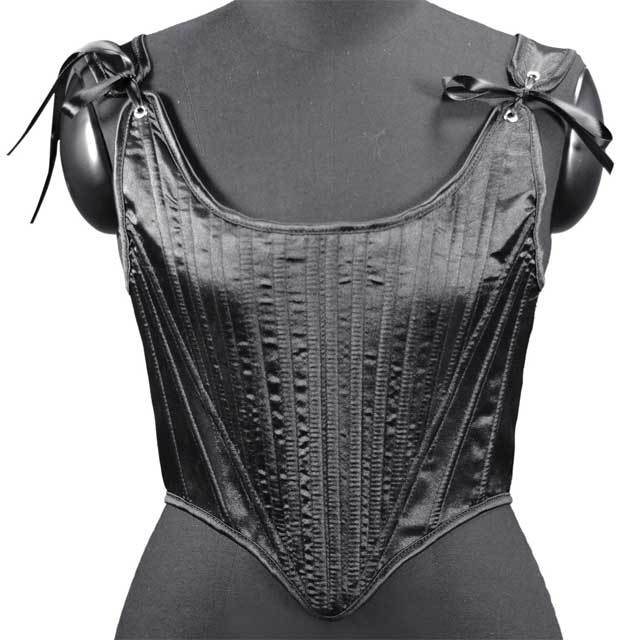 Fashion Lace-Up Satin Corset Tops