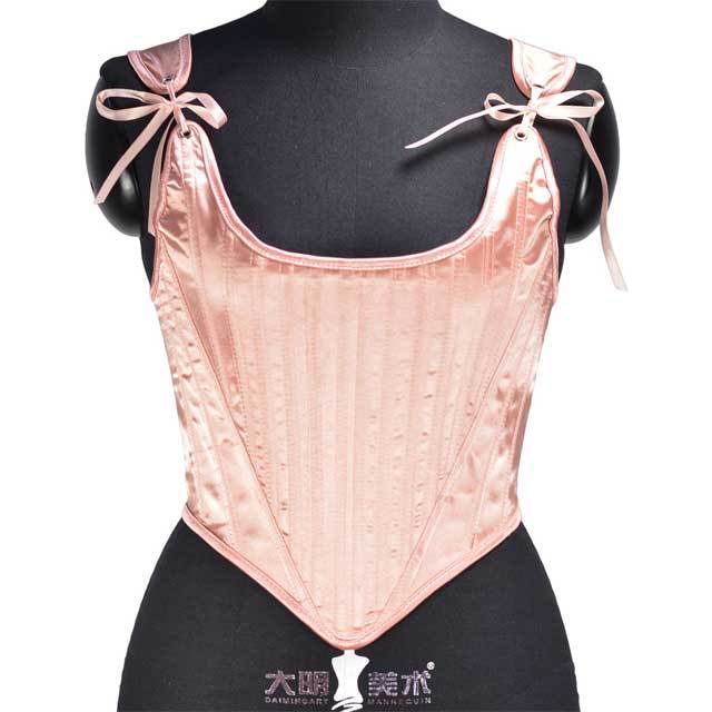 Fashion Lace-Up Satin Corset Tops