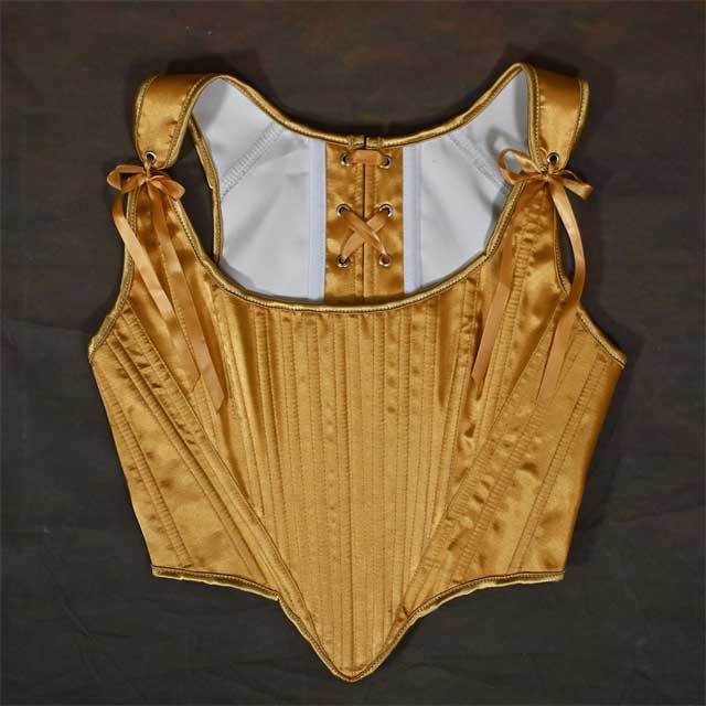 Fashion Lace-Up Satin Corset Tops