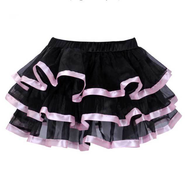 Fashion Maid Mesh Tiered Skirt