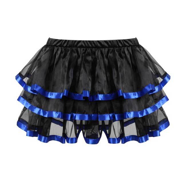 Fashion Maid Mesh Tiered Skirt