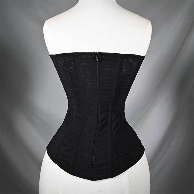 Fishbone Strapless Mesh Corset Top