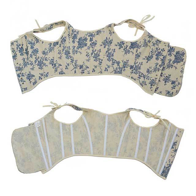 Floral Lace up Boned Overbust Corset Tank Top