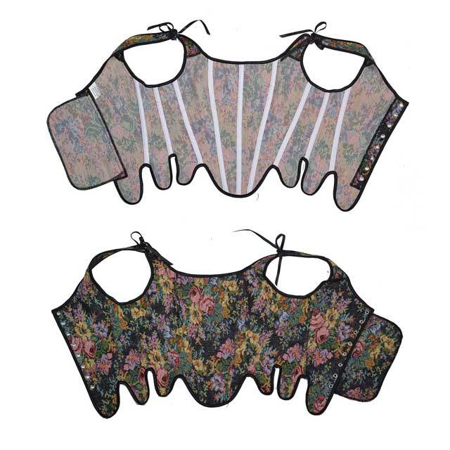 French Retro Lace-Up Bustier Corset