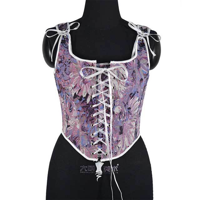 Front Lace-Up Fashion Tummy Control Bustier