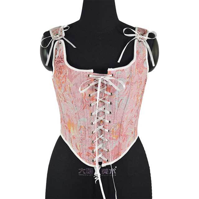 Front Lace-Up Fashion Tummy Control Bustier