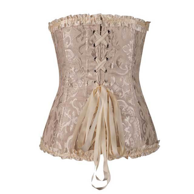 Jacquard Boned Women Corset Tops