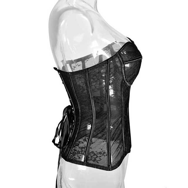 Lace Perspective Mesh Shapewear Corsets