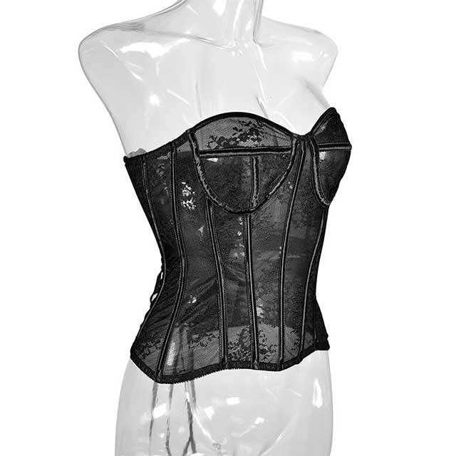 Lace Perspective Mesh Shapewear Corsets