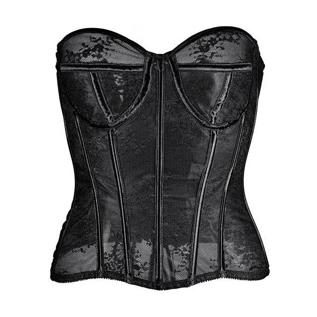 Lace Perspective Mesh Shapewear Corsets