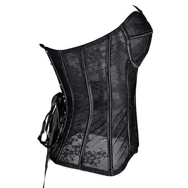 Lace Perspective Mesh Shapewear Corsets