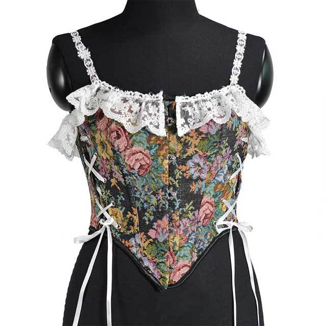 Lace Trim Fashion French Bustier Corset