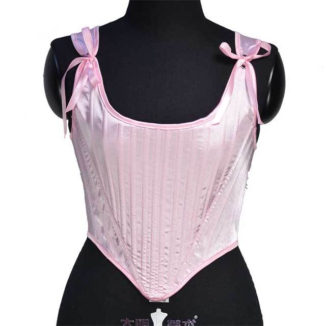 Fashion Lace-Up Satin Corset Tops