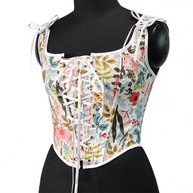 Retro Fashion Front Lace-Up Bustier Corset