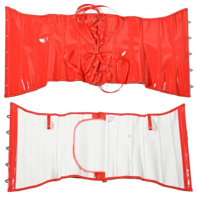 Shiny Leather Underbust Waist Training Corset