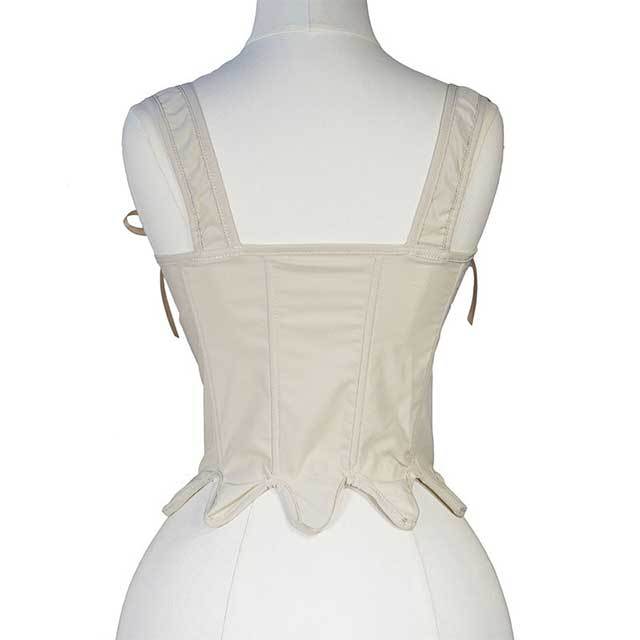 Slim Irregular Bustier Corset Crop Top