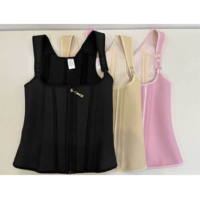 15 Steel Boned Latex Body Shaper Vest