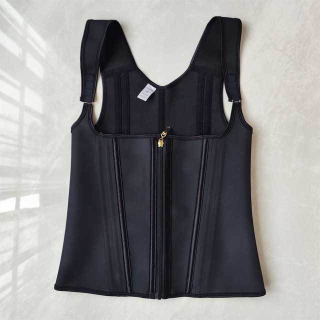 15 Steel Boned Latex Body Shaper Vest