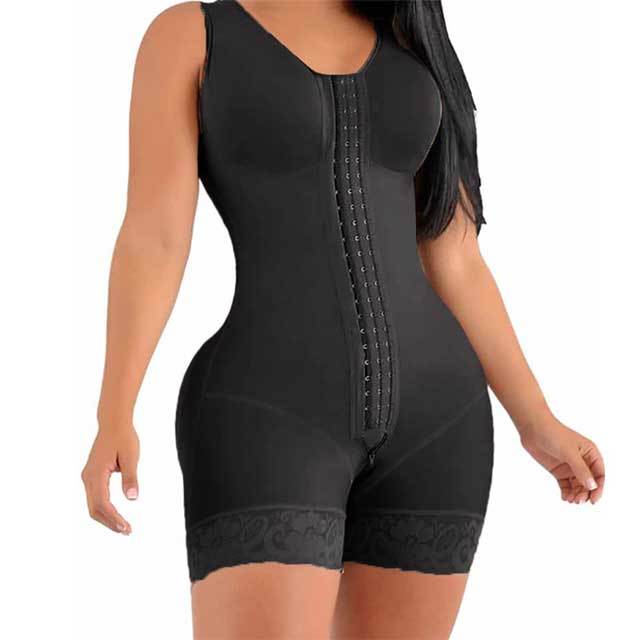 Hook And Eyes Tummy Control Slimming Body Shaper
