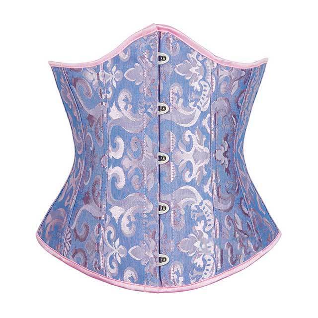 Jacquard Underbust Solid Plus Size Corsets