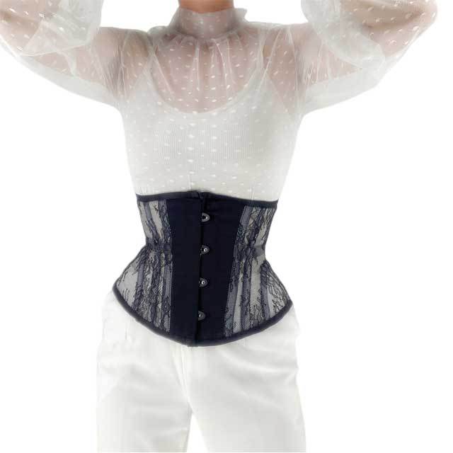 Lace Boned Underbust Waist Training Corset