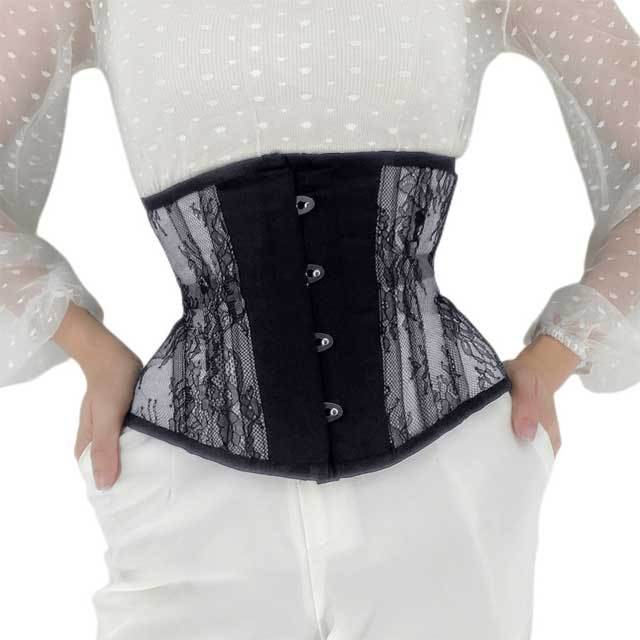 Lace Boned Underbust Waist Training Corset