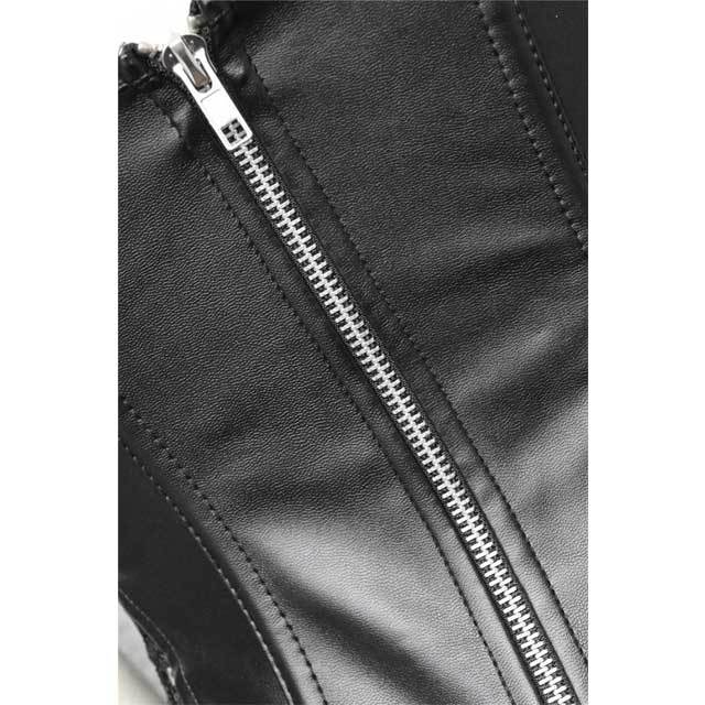 Lace Leather Gothic Corset Dress