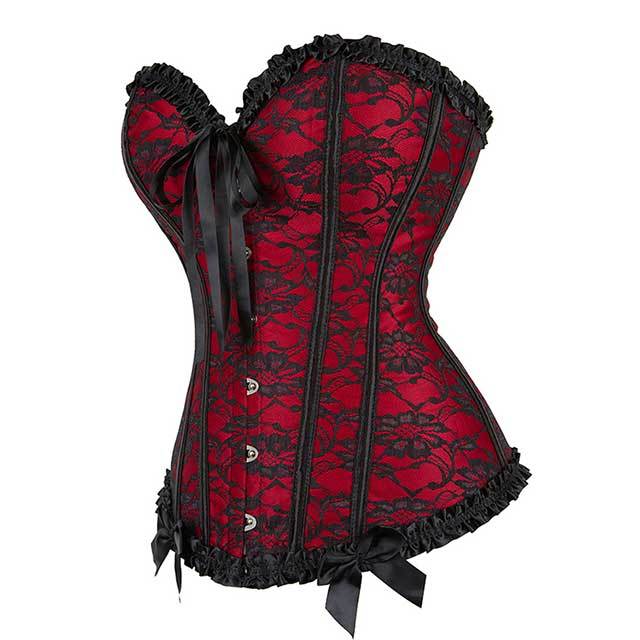 Lace Waist Cincher Body Slimming Shaper Lingerie Corset