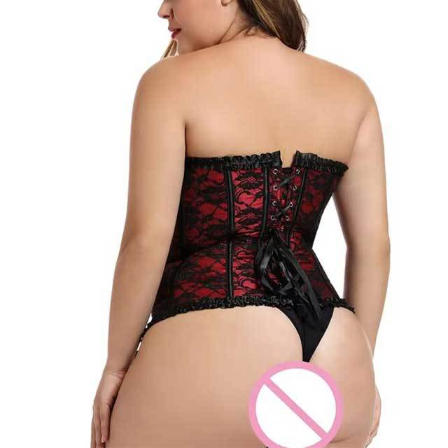 Lace Waist Cincher Body Slimming Shaper Lingerie Corset