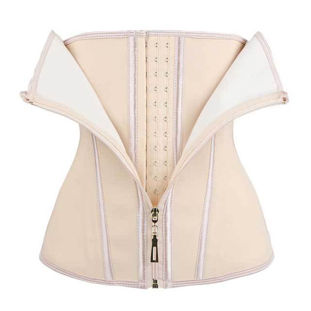 Latex Enhanced Hourglasses Waist Shaper Corset