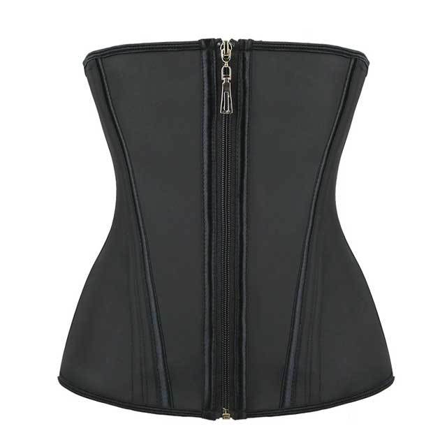 Latex Enhanced Hourglasses Waist Shaper Corset