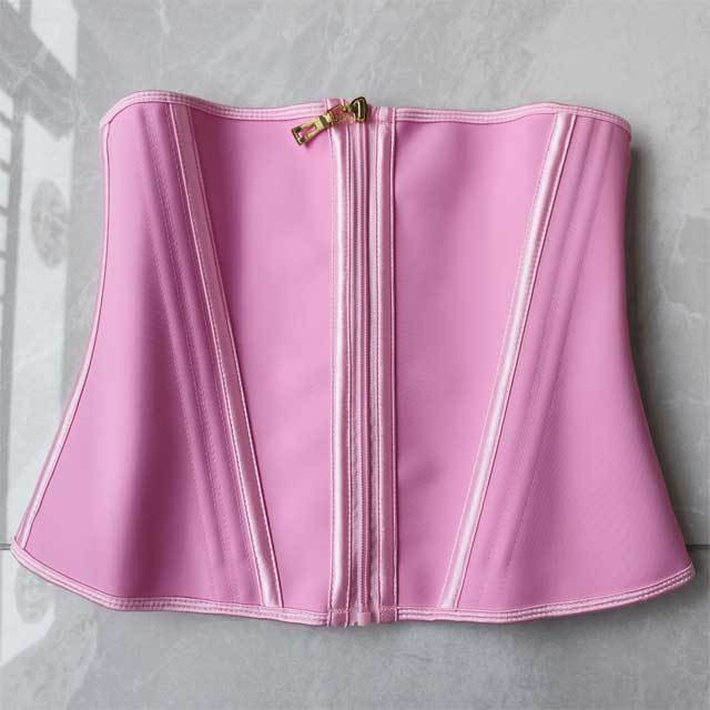 Latex Enhanced Hourglasses Waist Shaper Corset