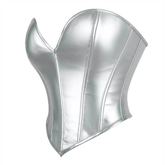 Off Shoulder Heart Shape Lace Up Corset Vest