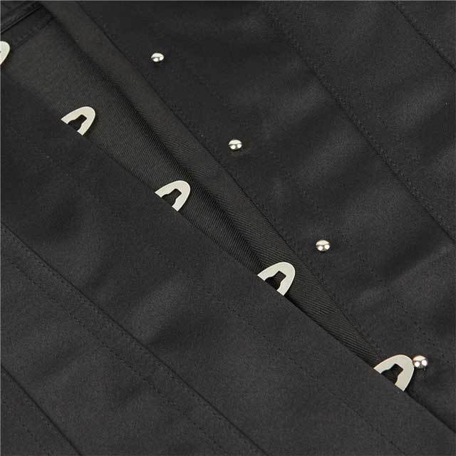 Sheer Mesh Long Sleeve Bustier Corset Top