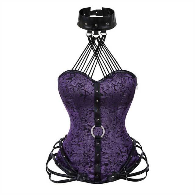 Choker Brocade Gothic Steampunk Corset