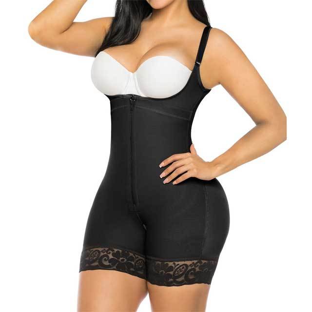 Open Crotch Compression Bodysuit Body Shaper