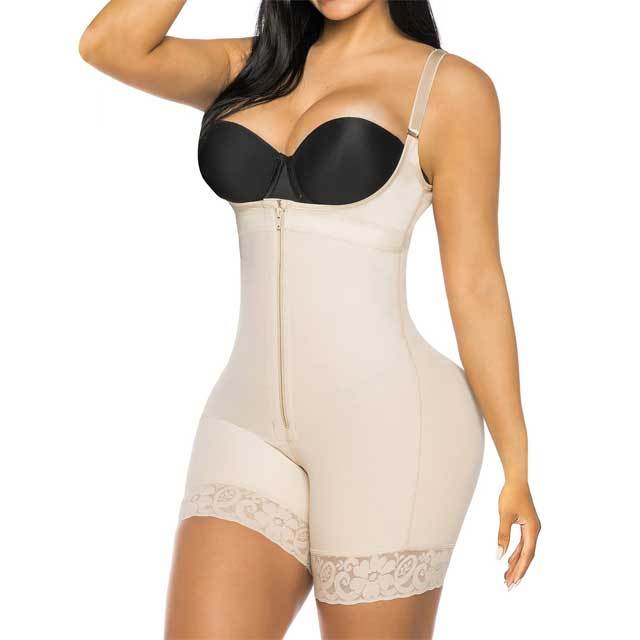 Open Crotch Compression Bodysuit Body Shaper