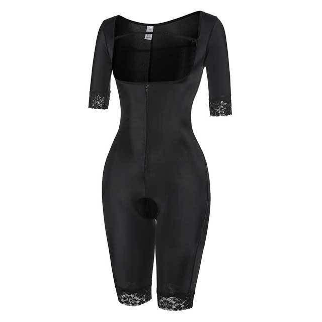 Zipper And Hooks Enhanced Full Body Shapewear